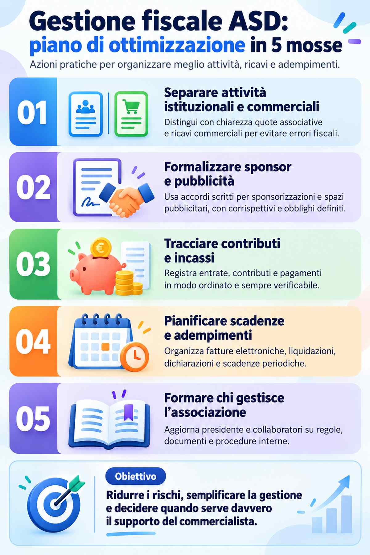 Gestione fiscale ASD_ 5 mosse pratiche